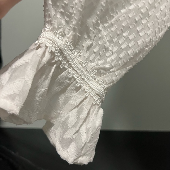 Textured Sheer Blouse - Picture 3 of 4